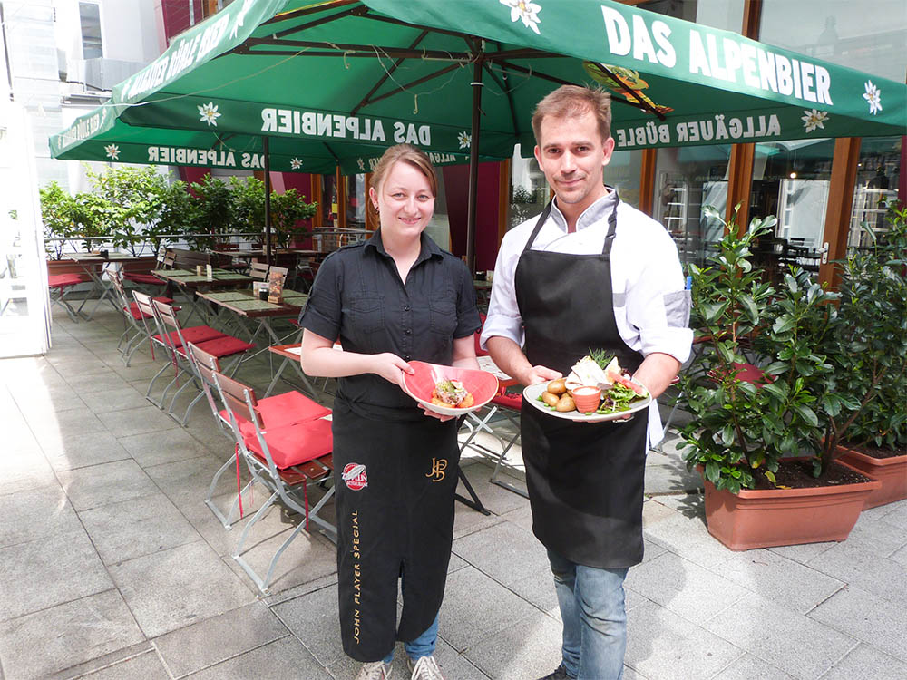 Altstadtbrauhaus mit saisonalen Gerichten im Spätsommer