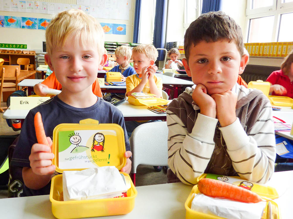 Mit der Bio-Brotbox lernen Kinder gesundes Frühstück kennen, das schmeckt