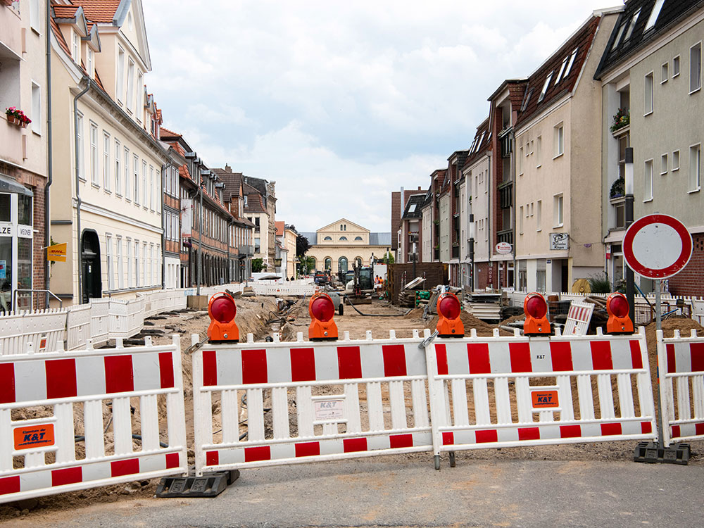 Am Großen Moor geht es heiß her! Mit dem Plan für eine moderne Einkaufsstraße hat alles angefangen.